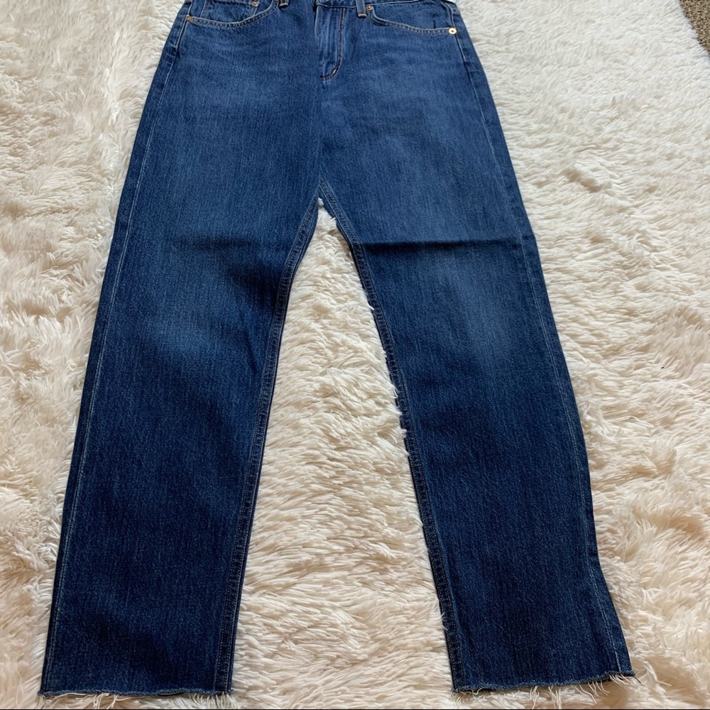 NWT AGOLDE CUT OFF TAPERED HERO JEAN - DESOLATE - Picture 7 of 7